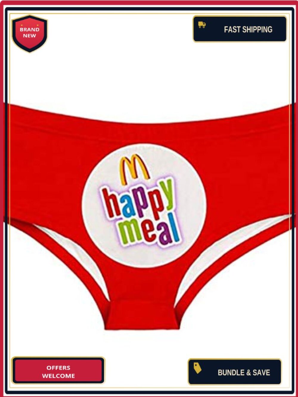 Women's 3D Animal Print Bikini Underwear, Stretch Hip Lifting Panties
